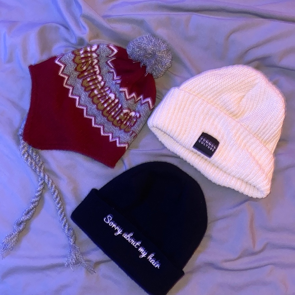 RARE Boston College; PointlessBlog; Common Culture Beanies